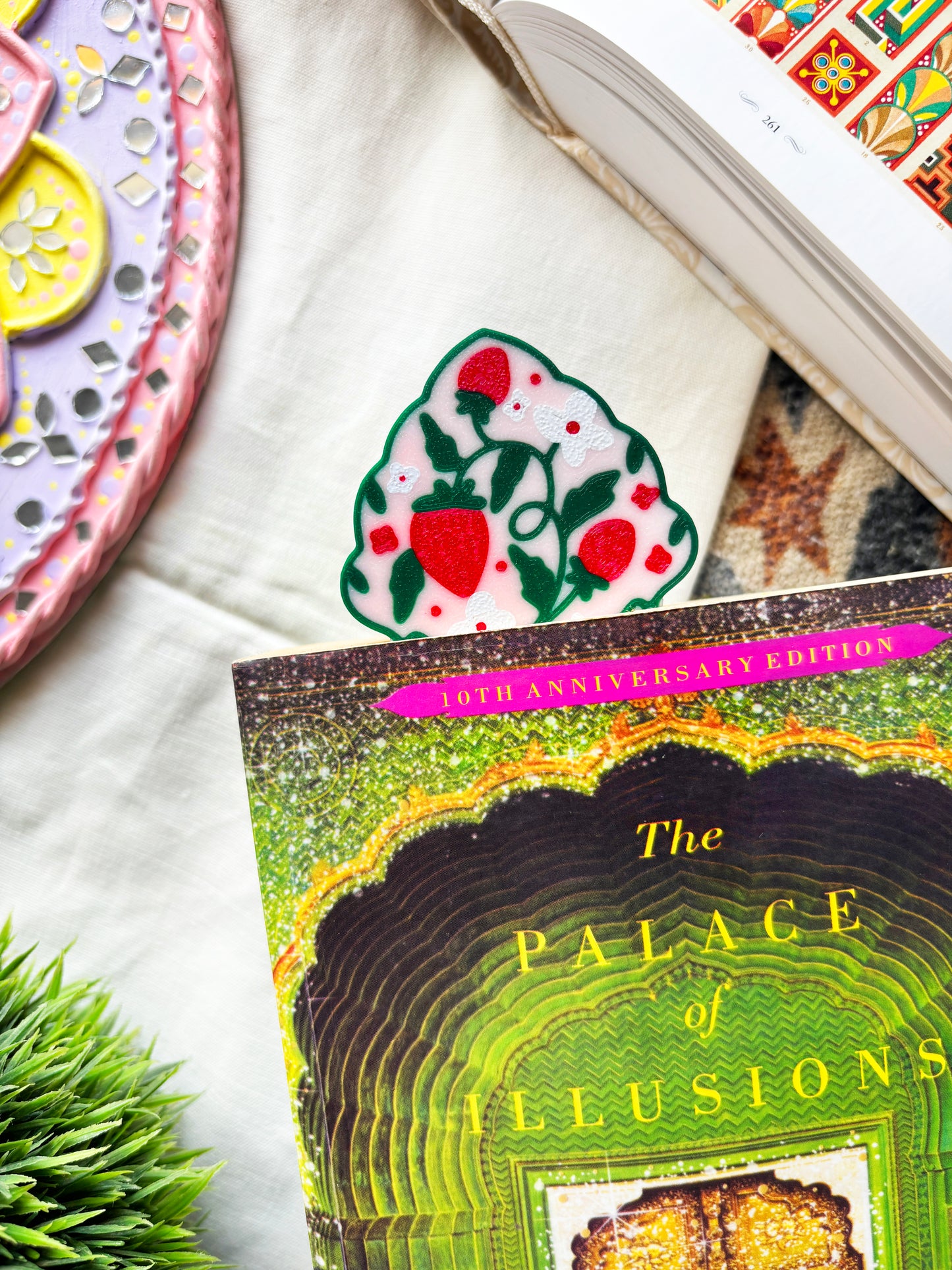 Strawberry Tales - Aesthetic Motif Bookmark
