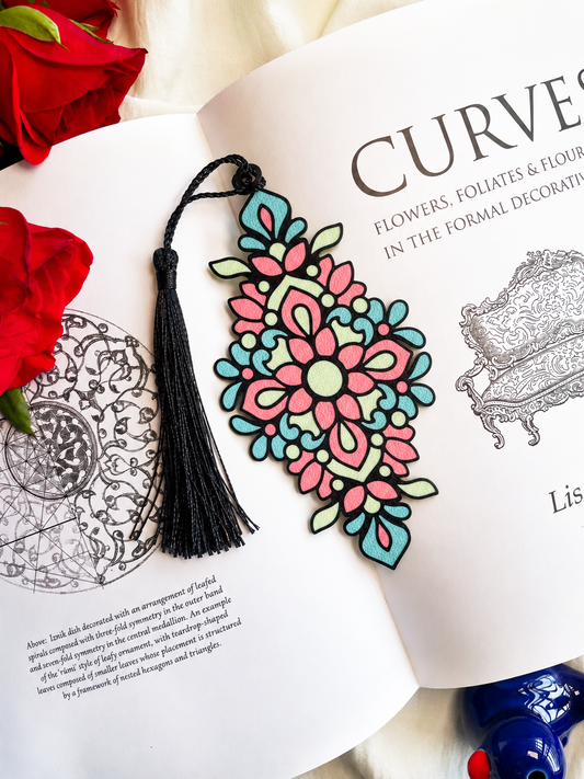 The Subtle Love - Mandala Bookmark With Tassel
