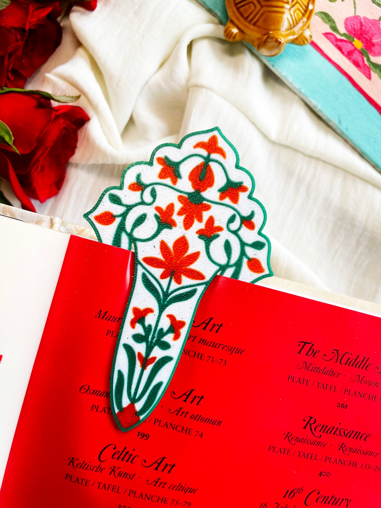 The Taj Mahal Set Of 2 - Aesthetic Mughal Motif Bookmarks