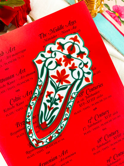 The Taj Mahal - Aesthetic Mughal Motif Bookmark