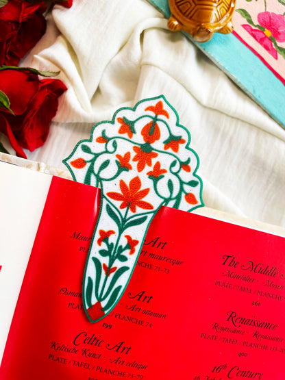 The Taj Mahal - Aesthetic Mughal Motif Bookmark