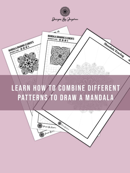 Mandala Complete Beginner Drawing Guide - For Beginners & Artists