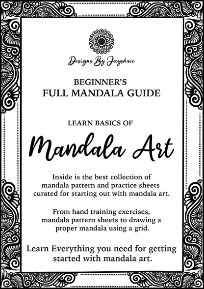 Beginner's Mandala Guide #1  - Complete Mandala Guide