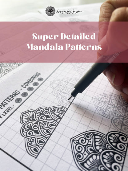 Detailed Mandala Pattern Sheets - 20 Designs