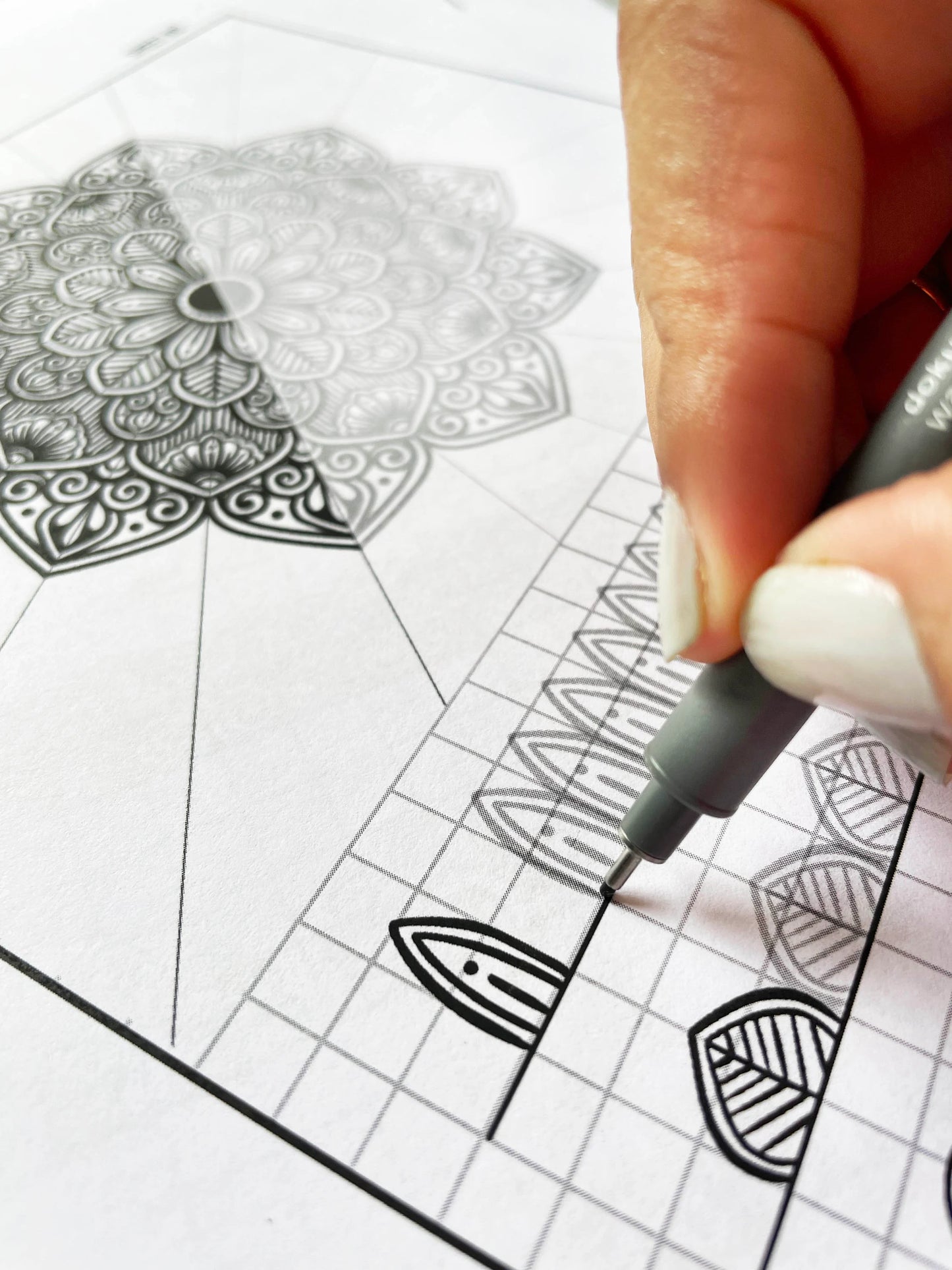 Mandala With Patterns - Step By Step Guide